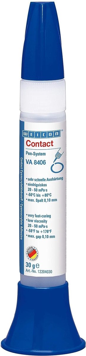 WEICON Contact VA 8406 Cyanoacrylaatlijm 30 g kleurloos | Secondelijm voor kunststof